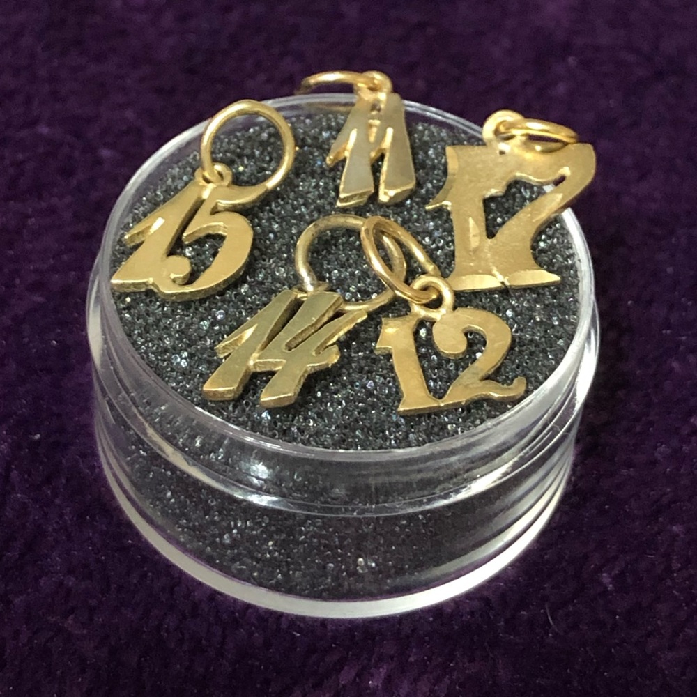 Real gold charms ✨